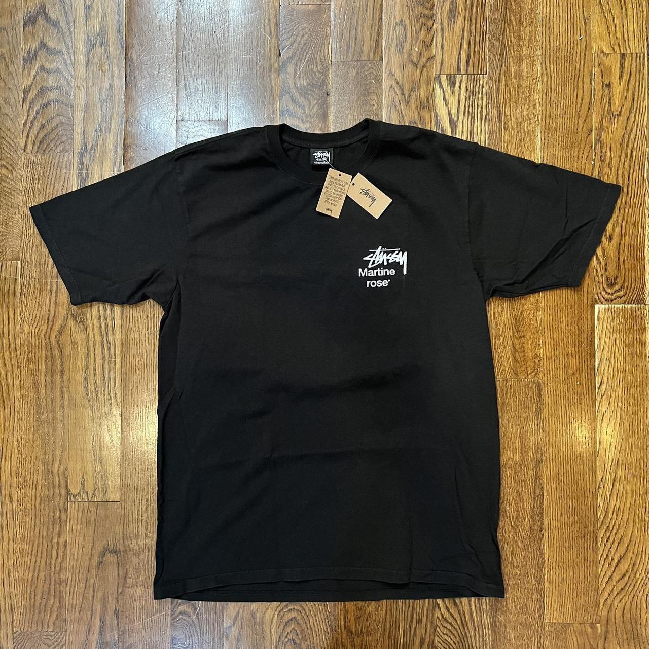 Tシャツ・カットソー Stussy x Martine Rose Collage Pigment Dyed T-Shirt Black Stussy x Martine Rose Collage T-Shirt. Size Medium. | Depop