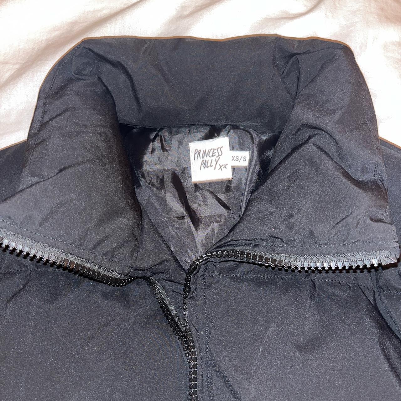 Princess Polly black puffer jacket in size XS worn... - Depop