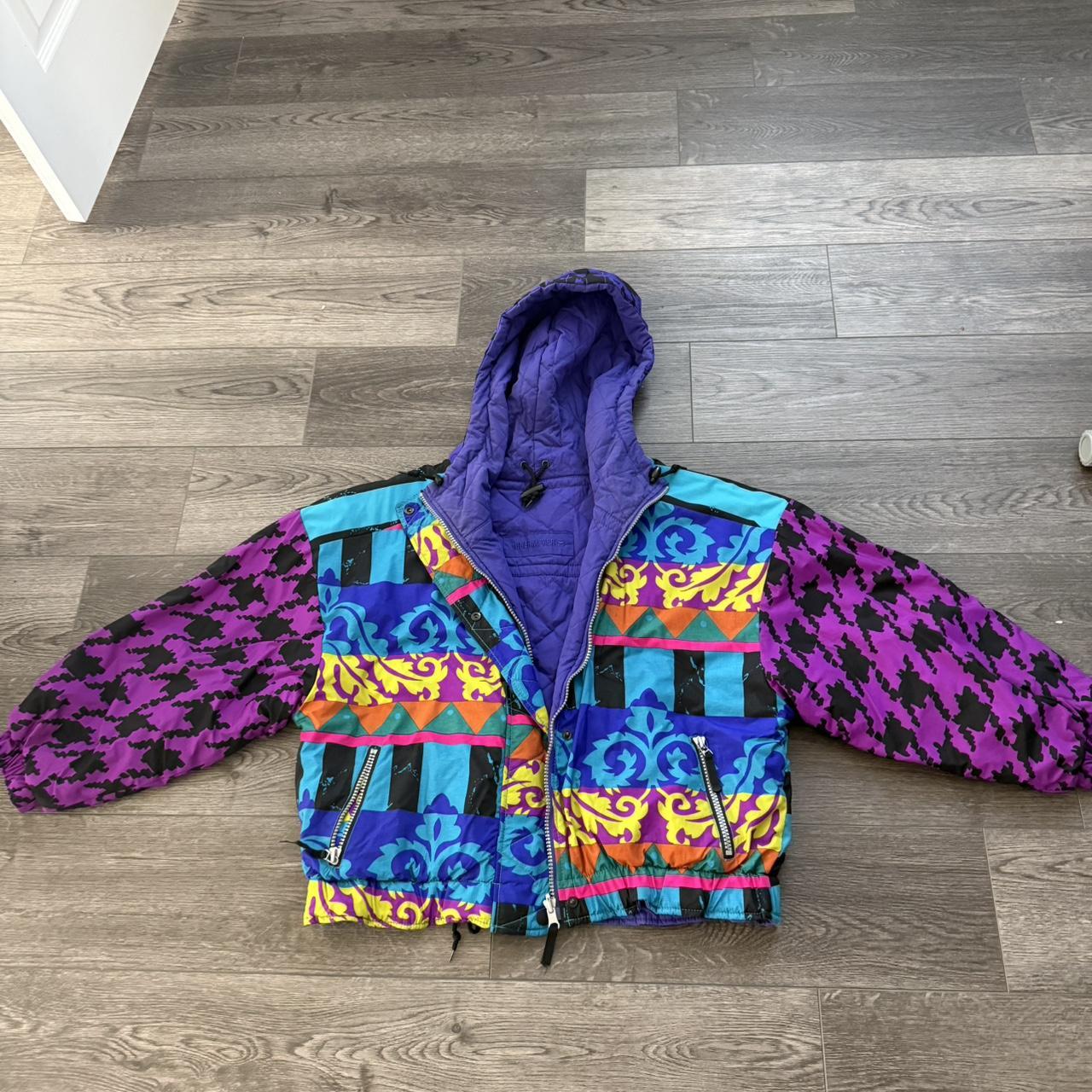 Obermeyer Women's Puffer Jacket - Multi/Purple - … - image 1