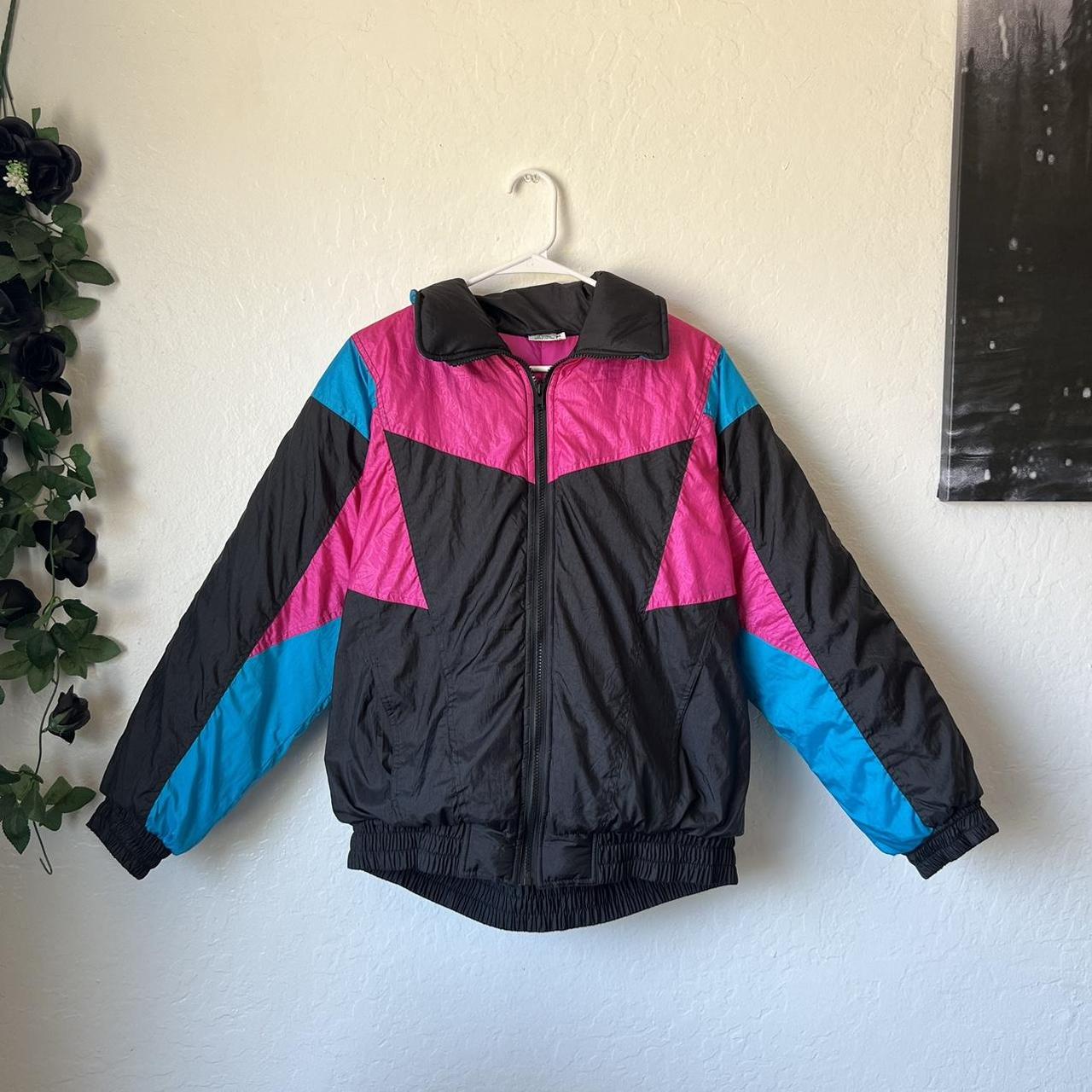 90s colorblock windbreaker best sale