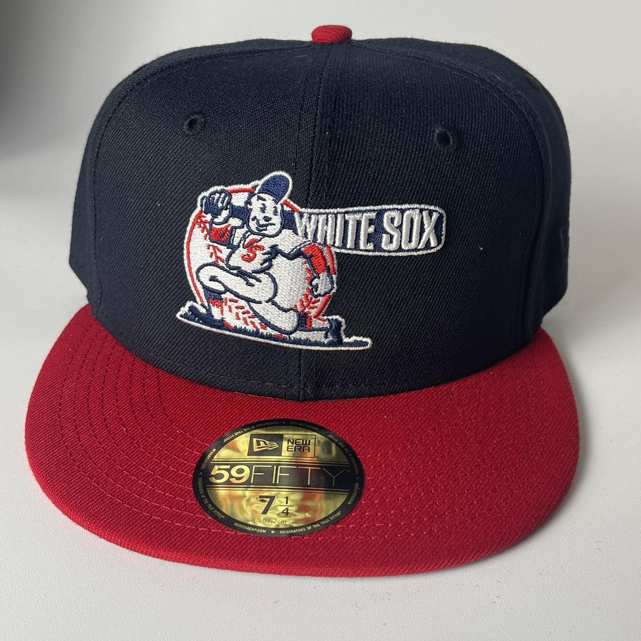 Chicago White Sox New Era Authentic Collection On-Field 59FIFTY Fitted Hat  - White/Red