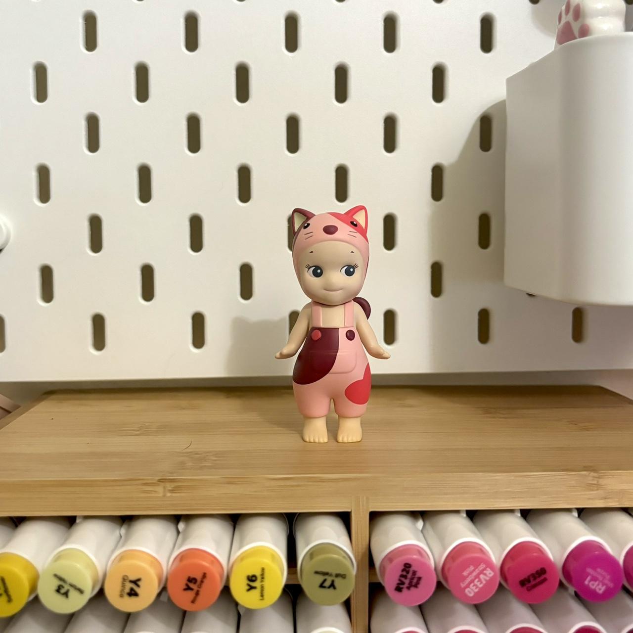 Sonny angel cat life series - Secret Lucky Pink Cat | Depop