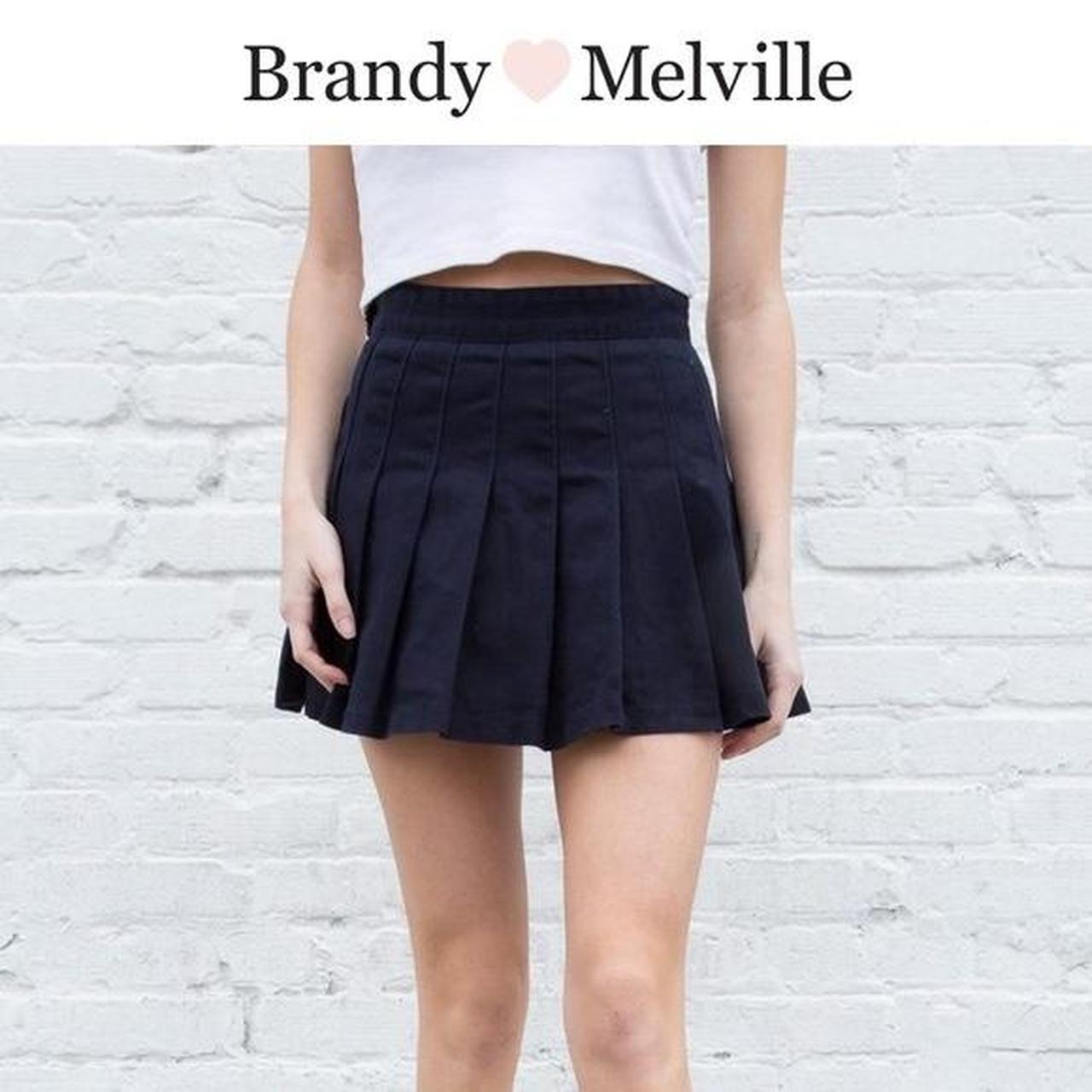 Brandy melville store black tennis skirt