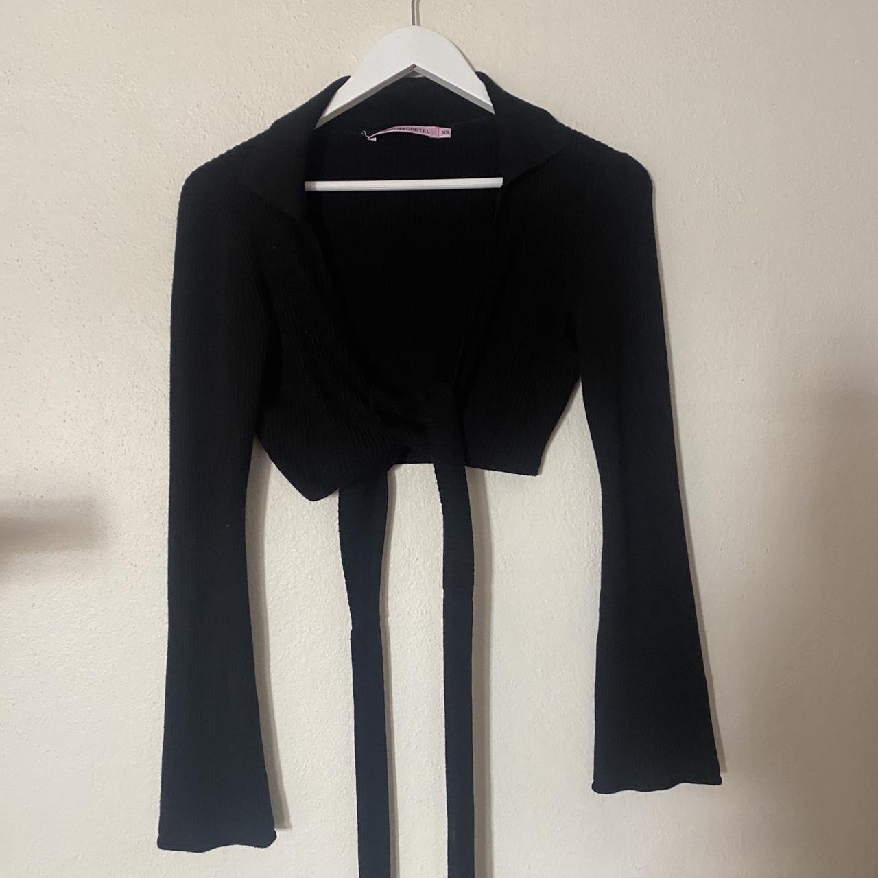 Hansen & Gretel Roma Top Black Size xs / 6 Worn... - Depop