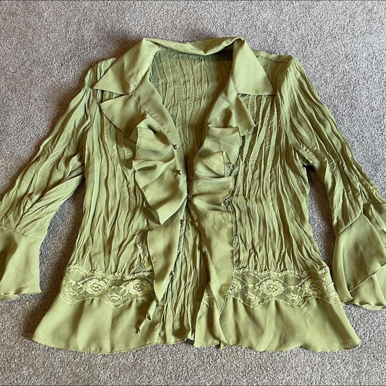 Women's Green Blouse | Depop