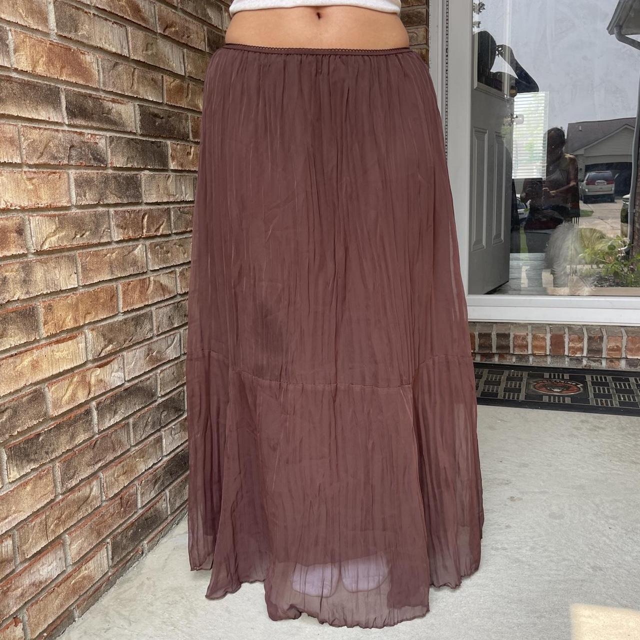 Lightweight boho 2024 maxi skirt