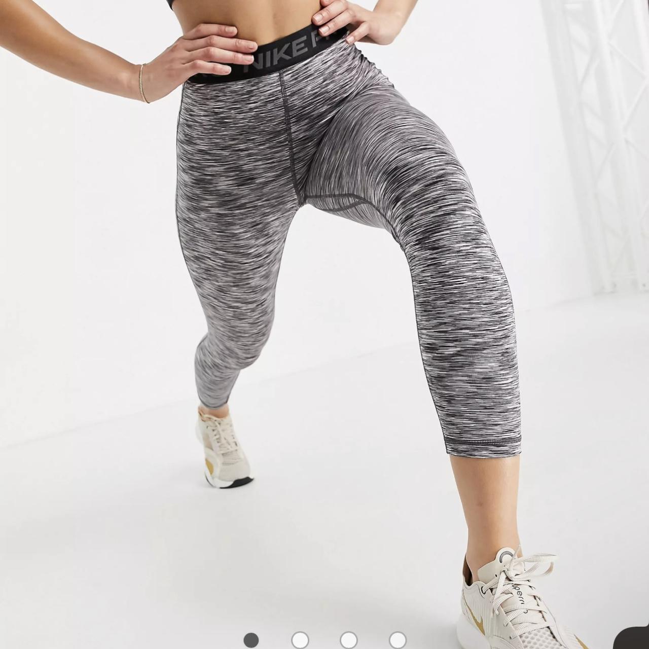 Nike Pro Training cropped leggings in grey