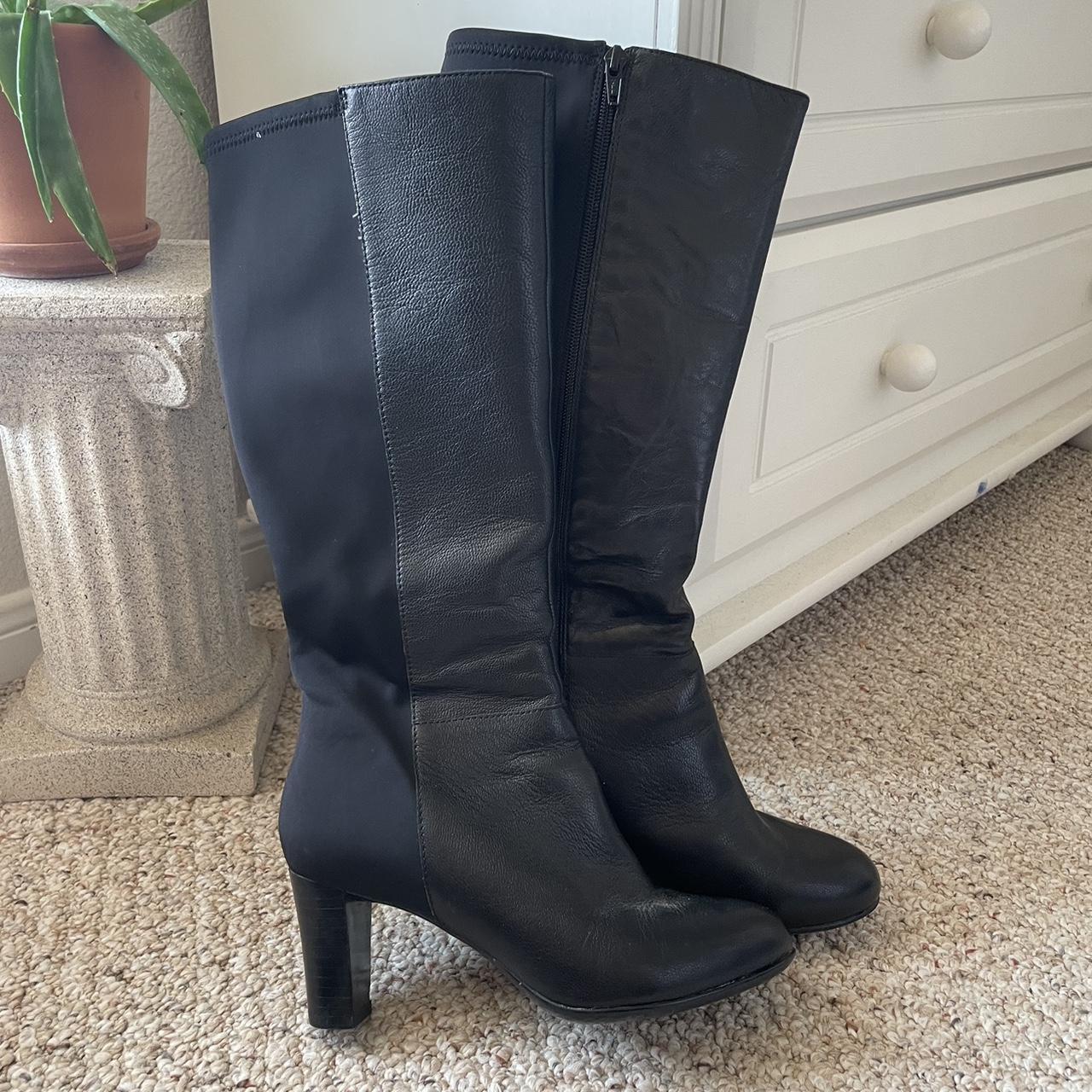 Clarks high hot sale heel boots