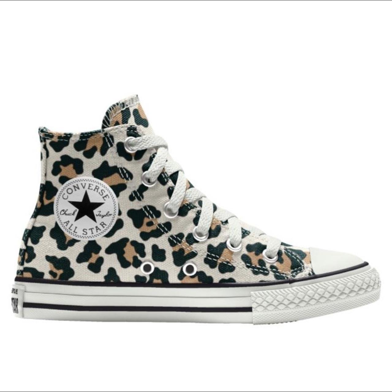 Converse deals kids leopard