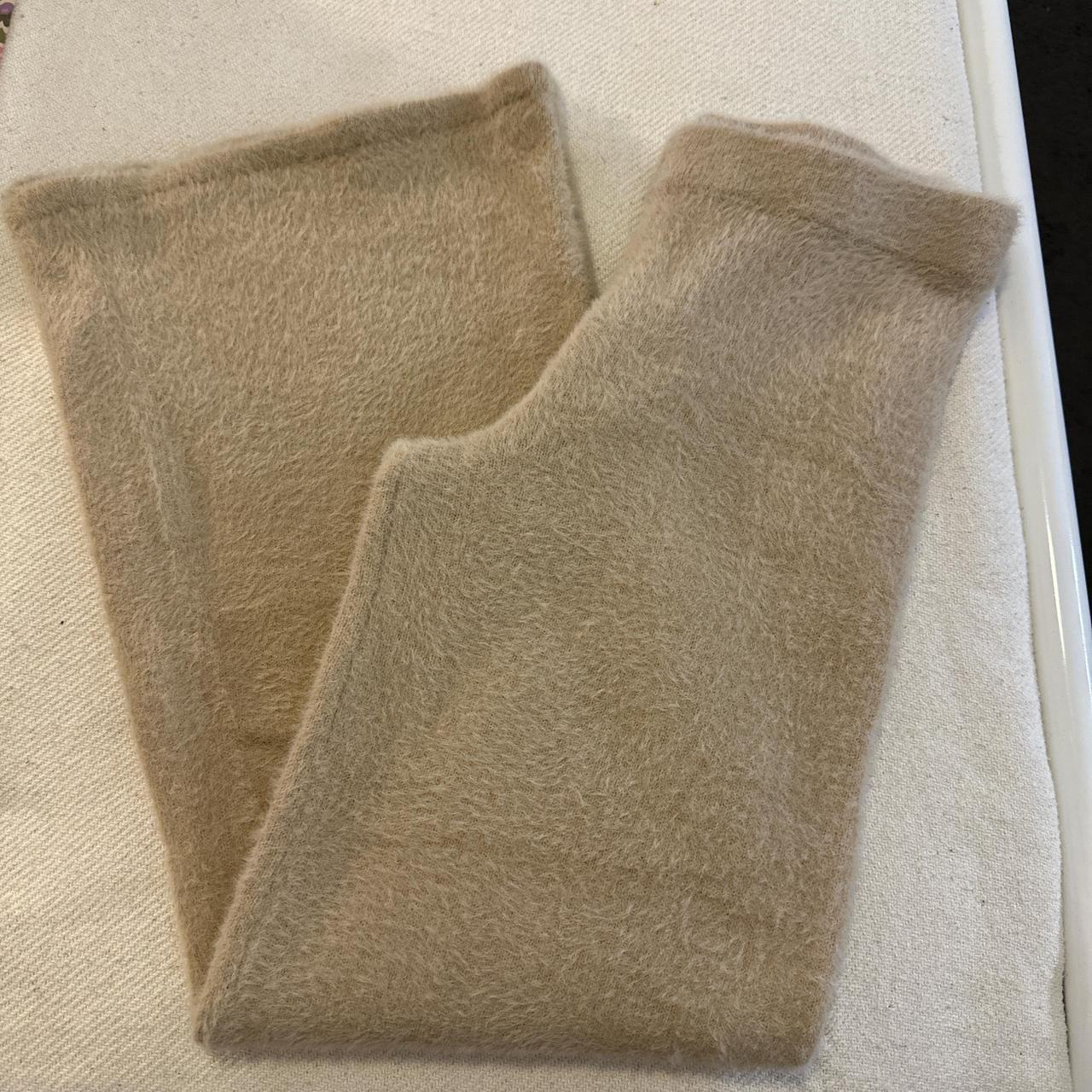 ghanda fluffy wide leg pants. superrrr cosy for... Depop