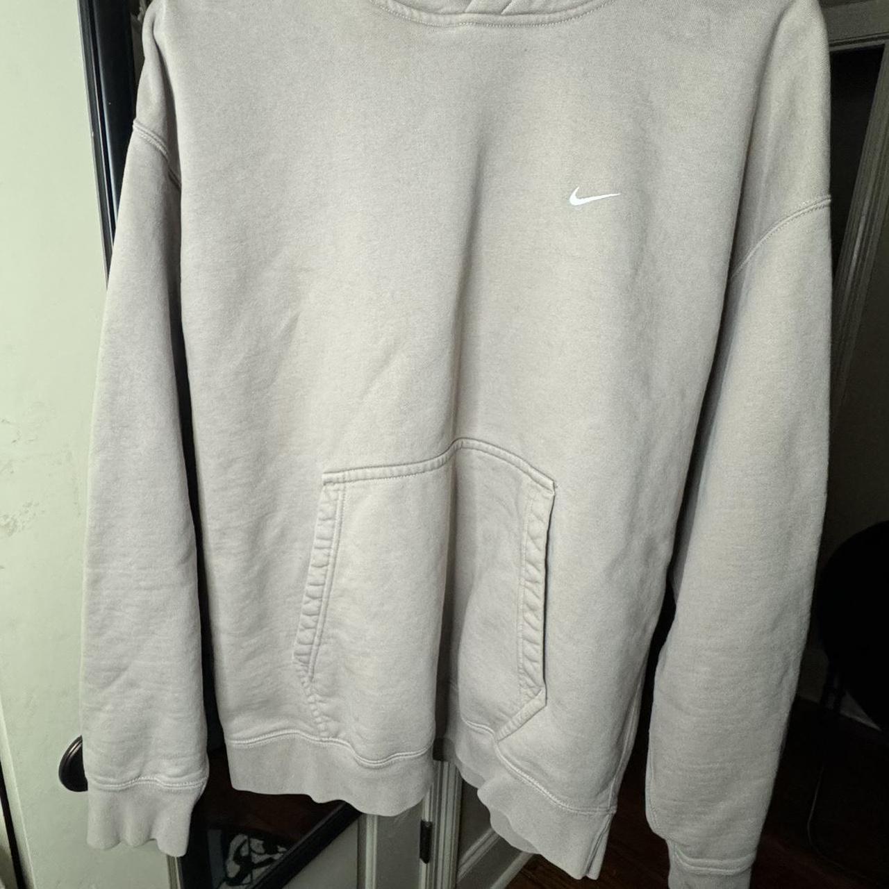 Nike Lab Hoodie pastel pinkish color lighting makes Depop