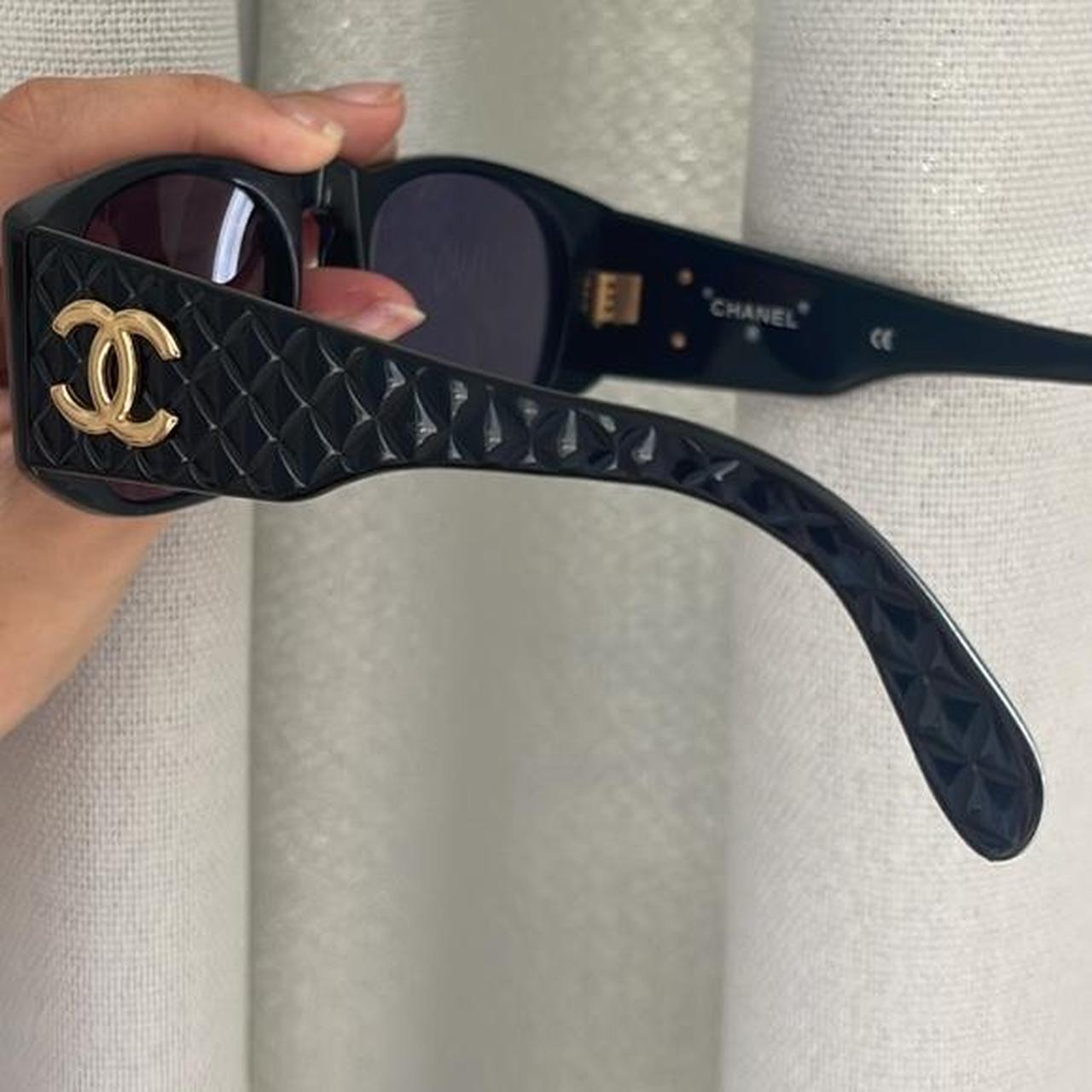 Vintage discount Chanel Quilted Sunglasses