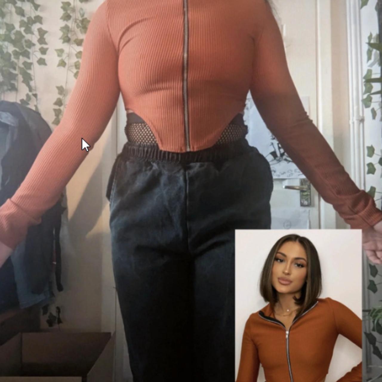 High Collar Orange Crop Top Size 8 A Cute Top That Depop high-collar-orange-crop-top-size-8-a-cute-top-that-depop