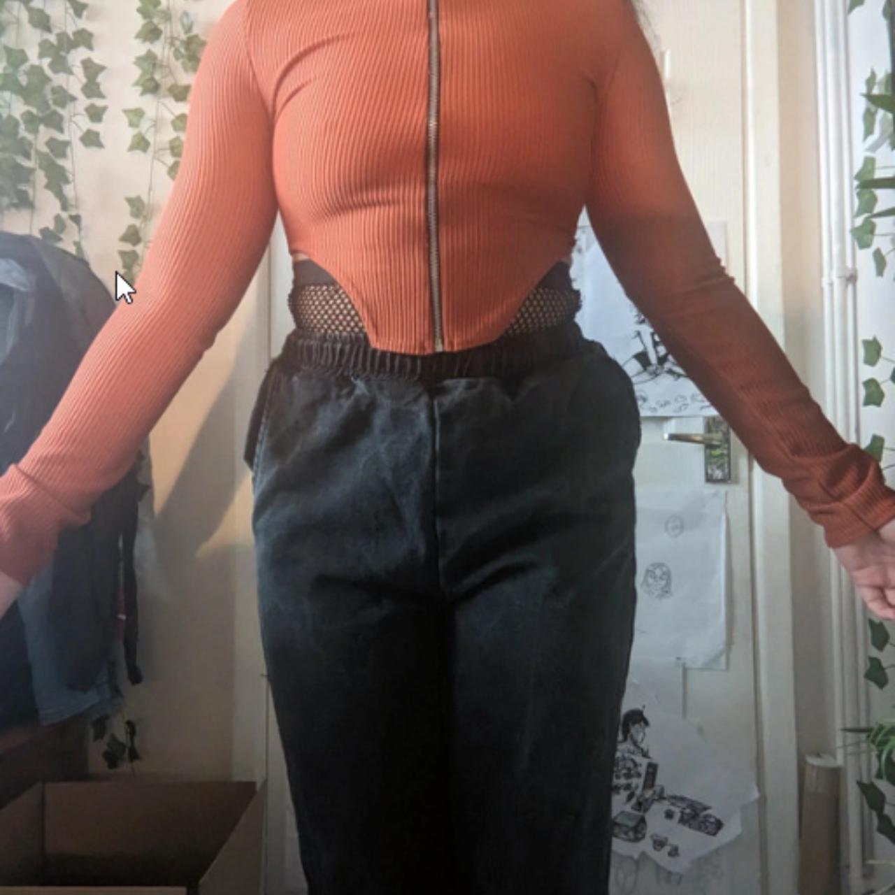 High Collar Orange Crop Top Size 8 A Cute Top That Depop high-collar-orange-crop-top-size-8-a-cute-top-that-depop