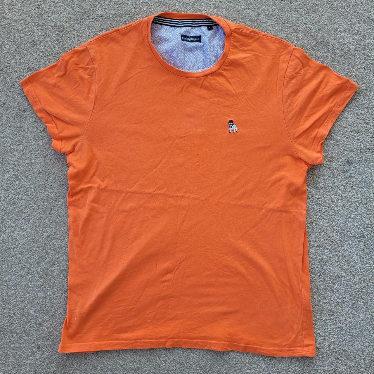 Men's Orange Tshirt Depop