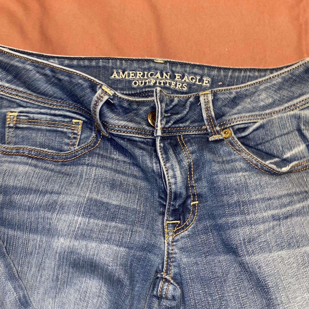 american eagle low rise jeans lowrise... Depop