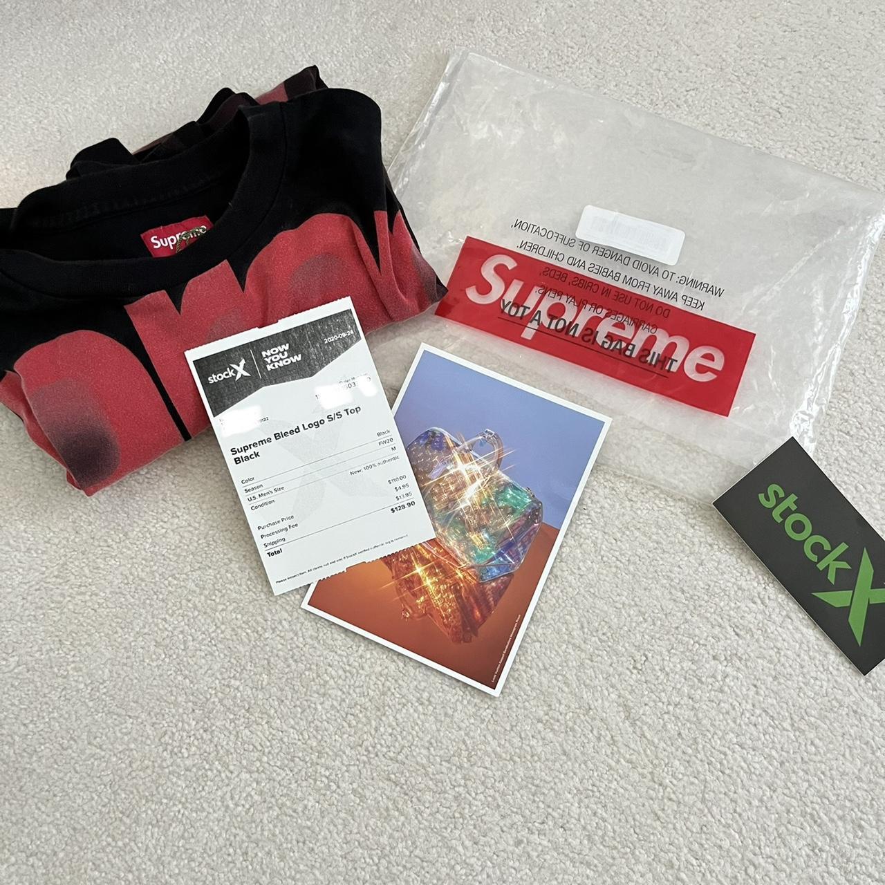 Supreme Bleed Logo Tee Size men's medium Worn a few... - Depop