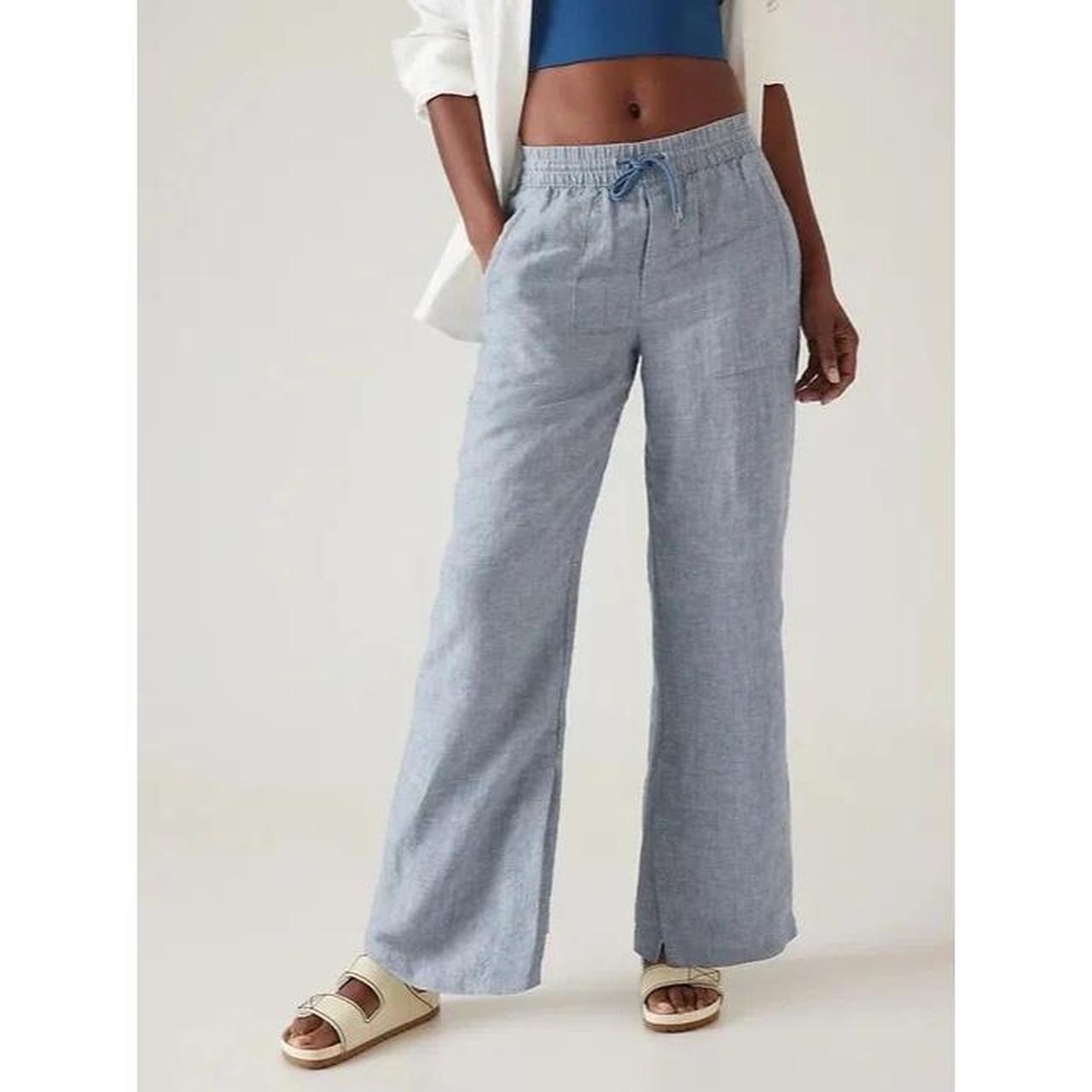 Athleta Linen Wide Leg Pants New with tags; never - Depop