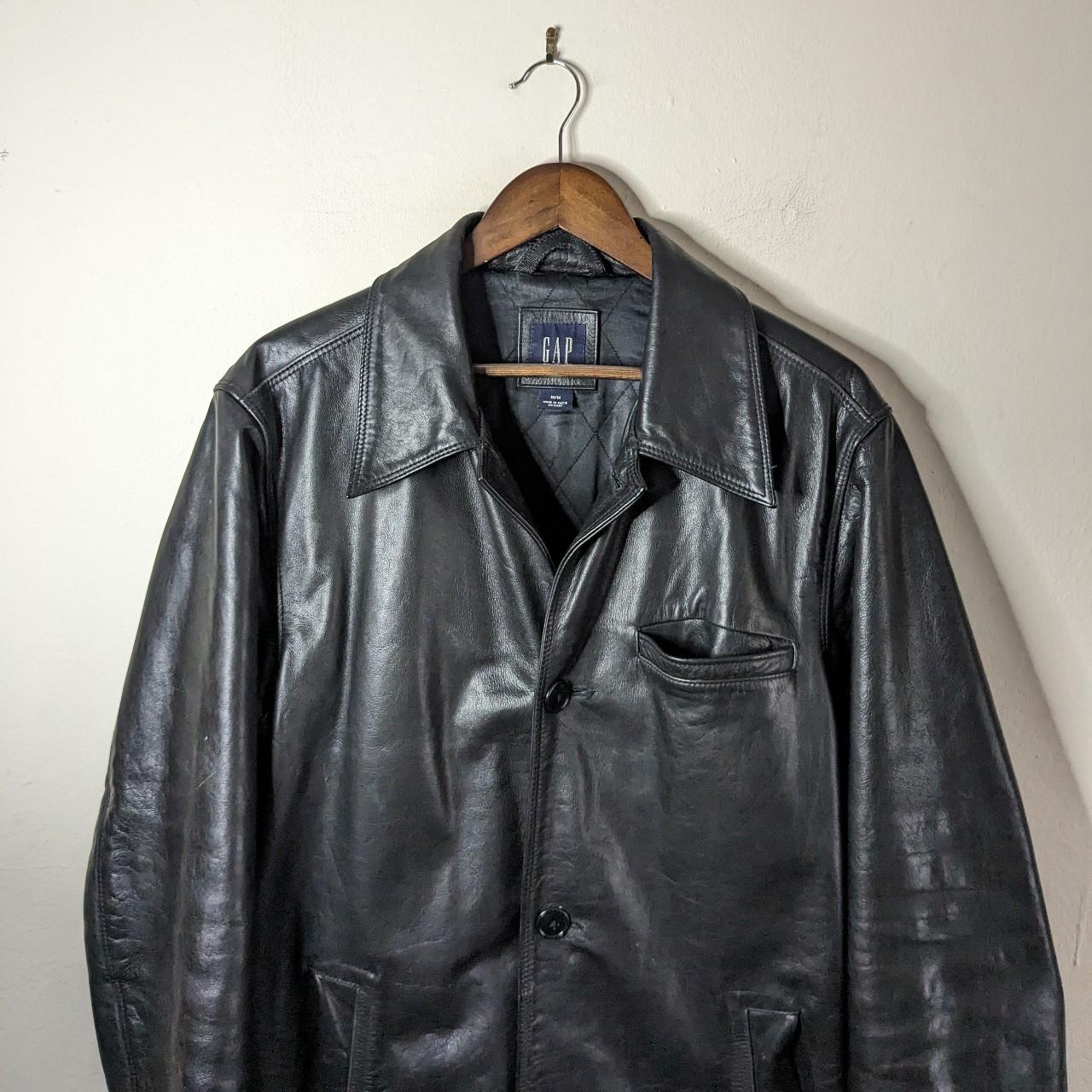 Vintage gap leather clearance jacket