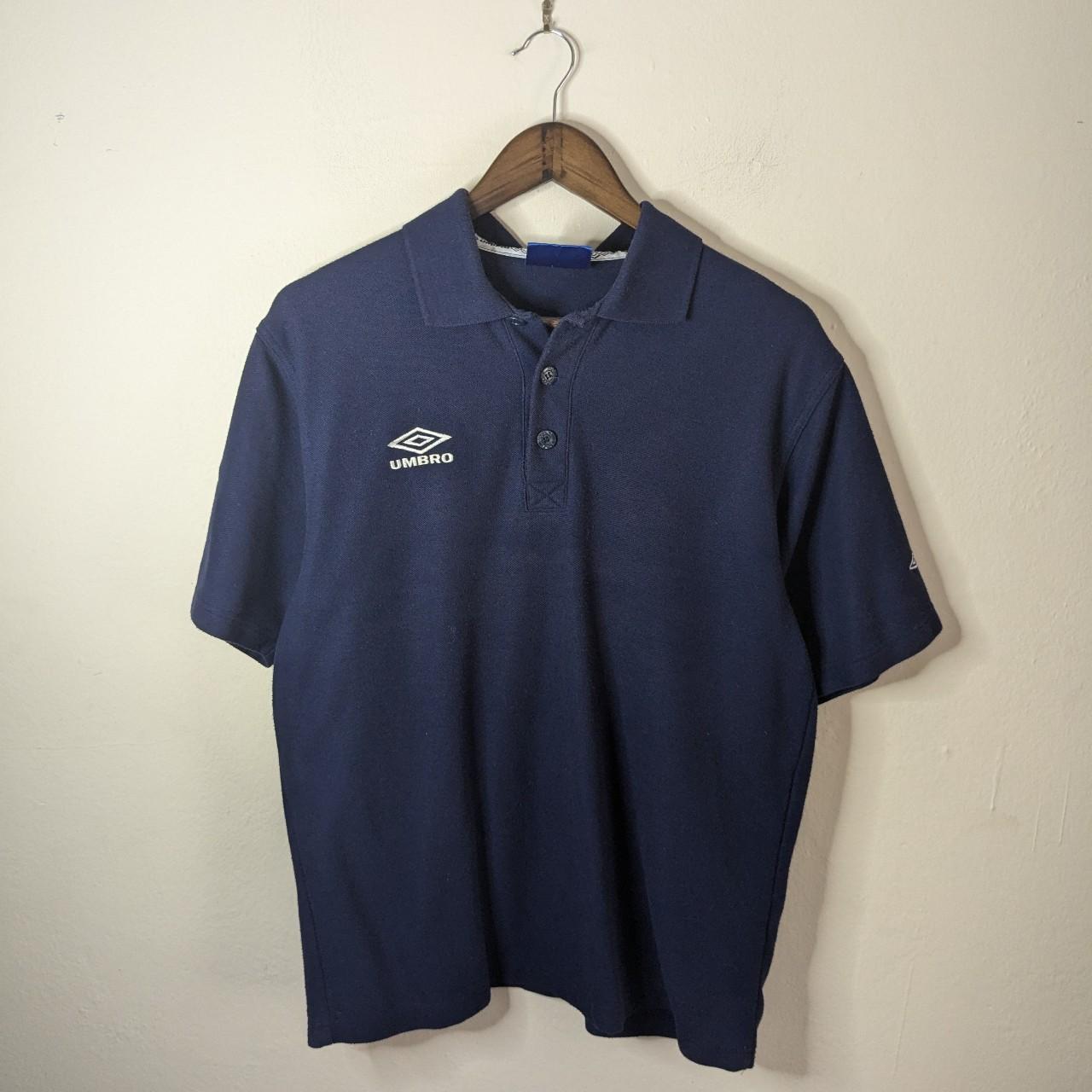 Vintage Umbro Polo Shirt Fair condition Size Small... | Depop