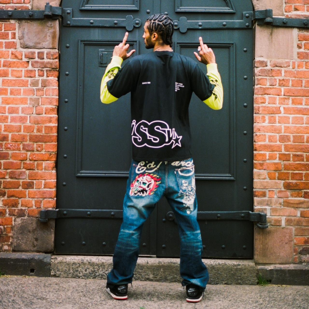Ed Hardy Y2K jeans Sz 34 straight leg Rare and in | Depop