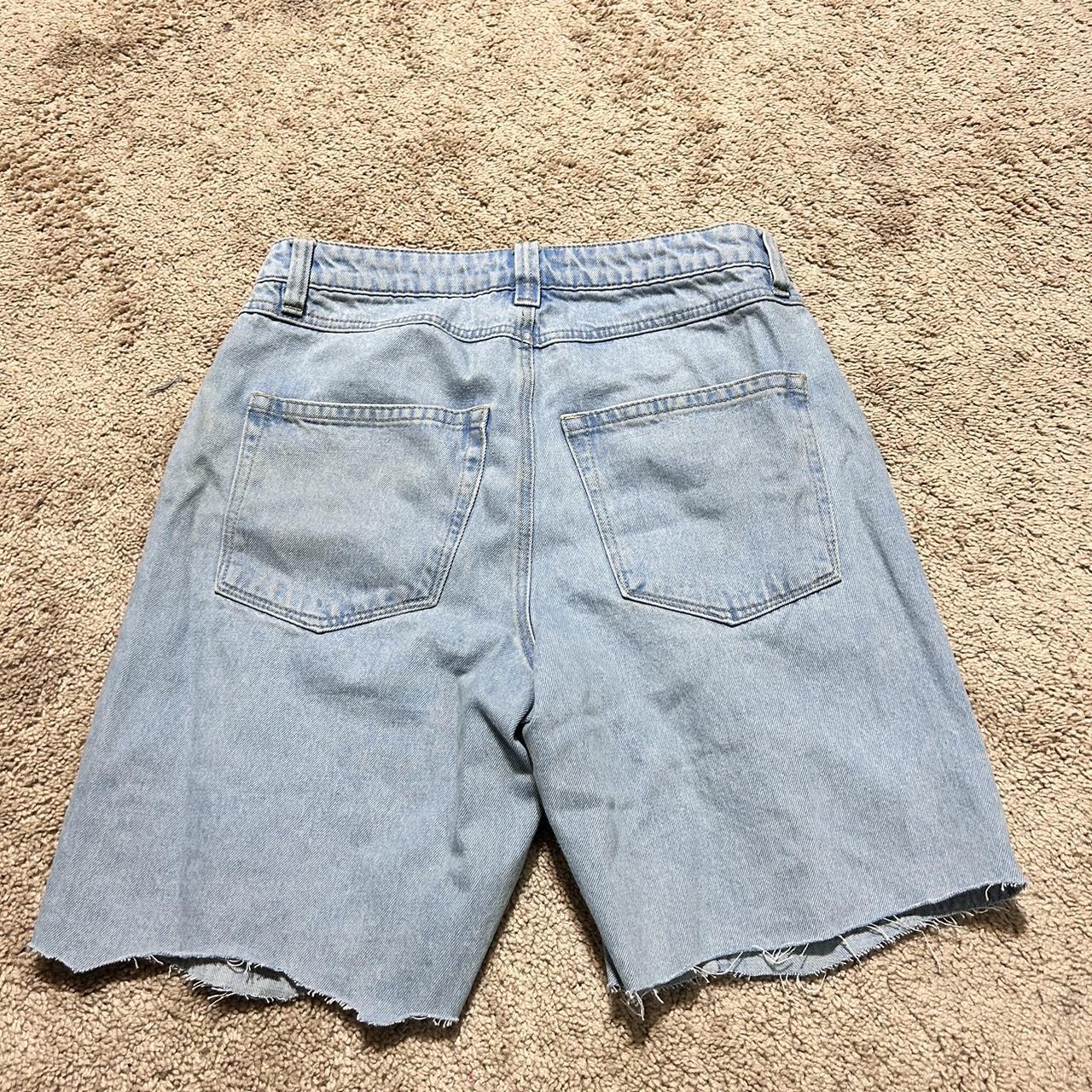 Empyre Double knee jort Size 34 Cropped to be... - Depop