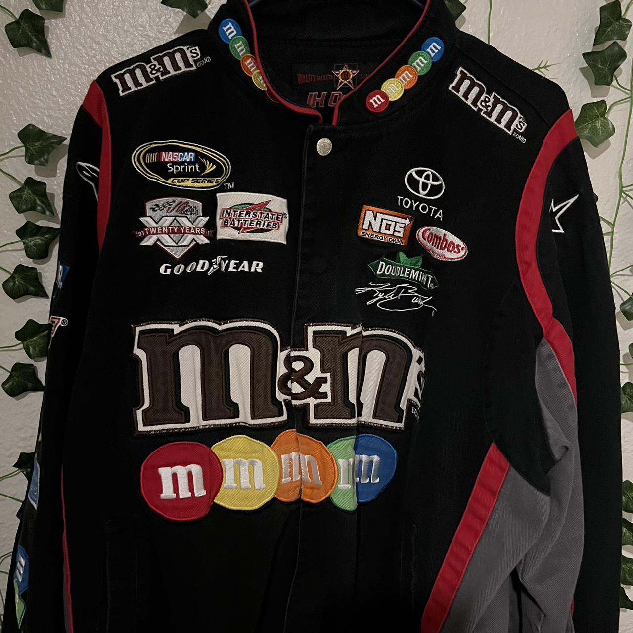 Authentic MnM NASCAR Jacket Size XL but can... - Depop