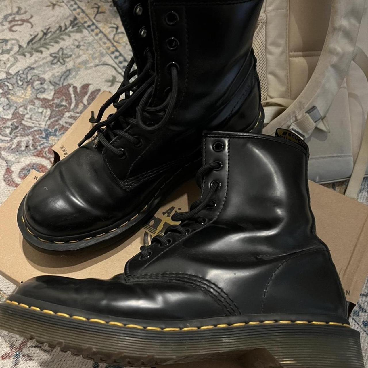 Black Dr. Martens Size 7 women s Comes with. Depop