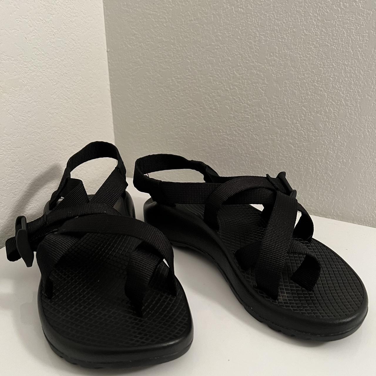 Women's Black Sandals | Depop