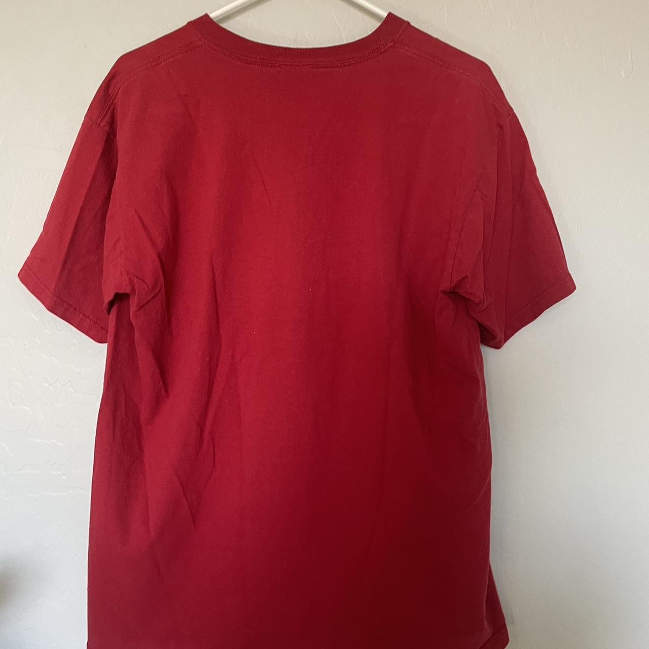 Red men’s carnival conquest tshirt Anvil brand size... - Depop