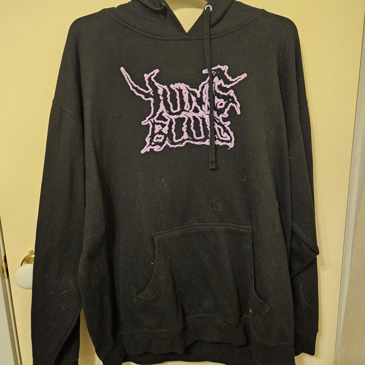 Yungblud Hoodie with Pink Logo Pink logo on front... - Depop