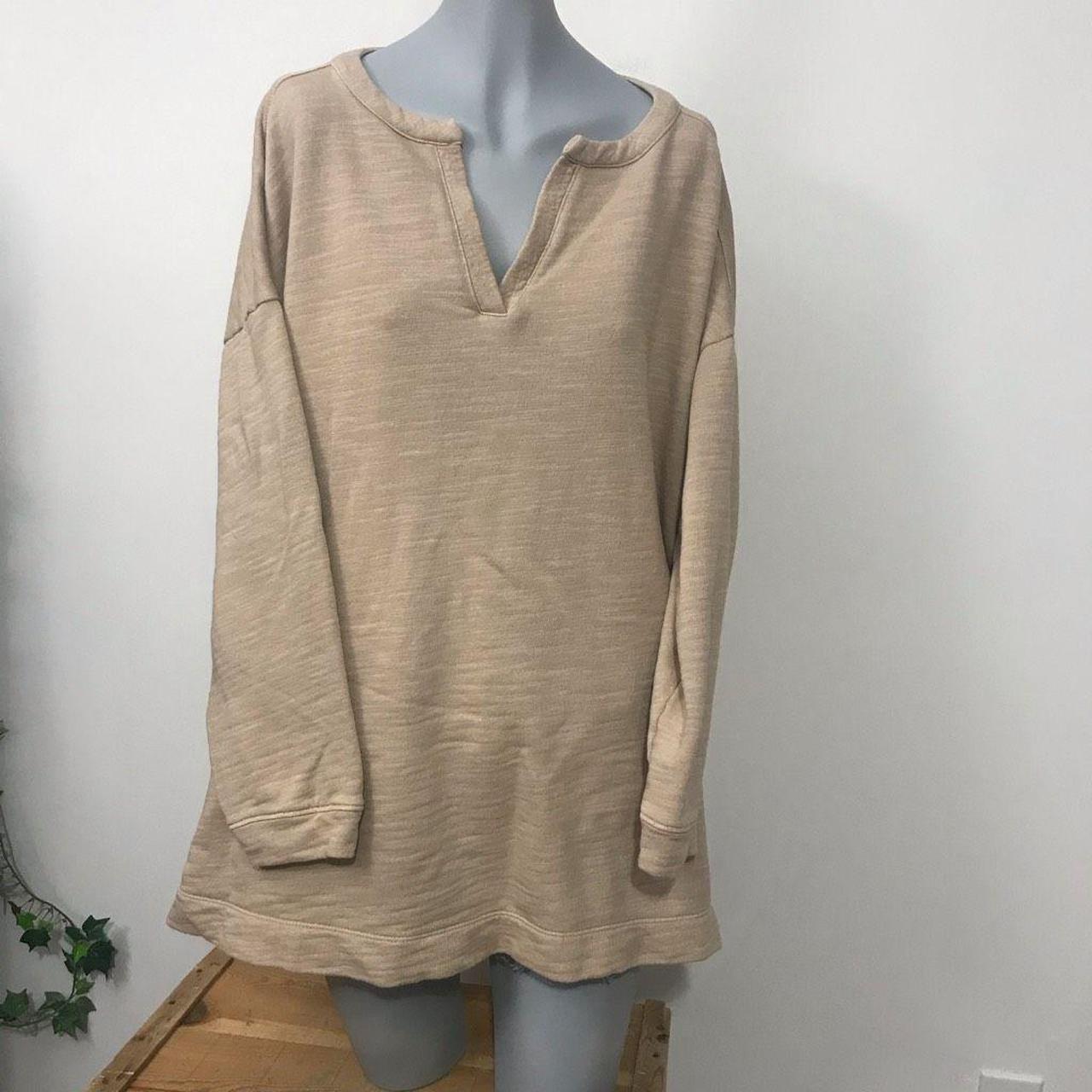 J. Jill Pure Jill Top •size XL •gray and white - Depop