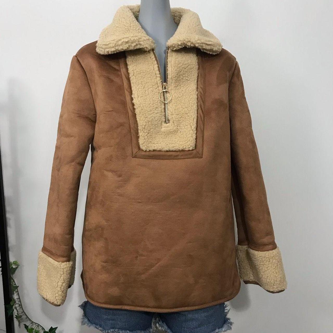 Sheepskin pullover discount