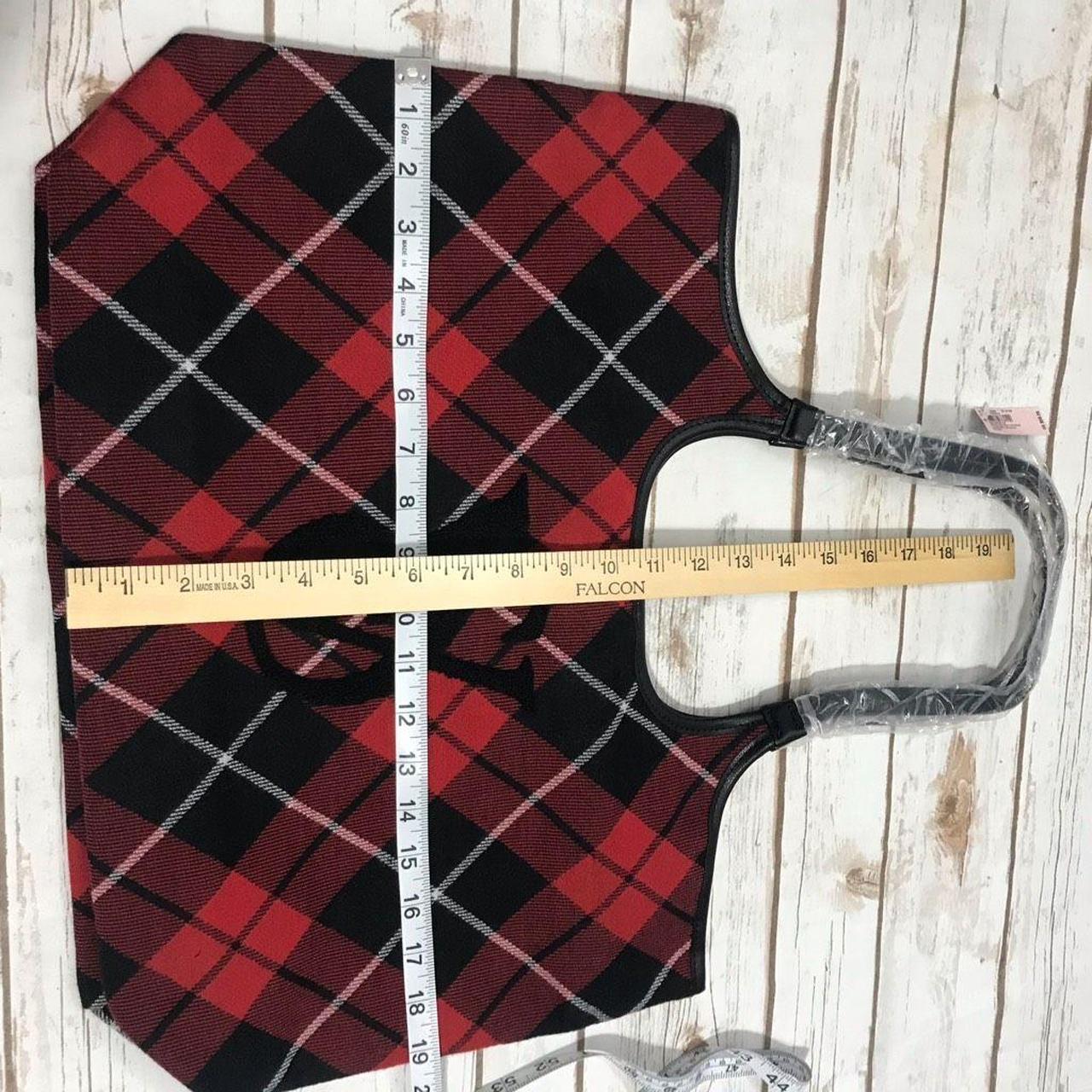 Victorias Secret plaid tote bag Top snap - Depop