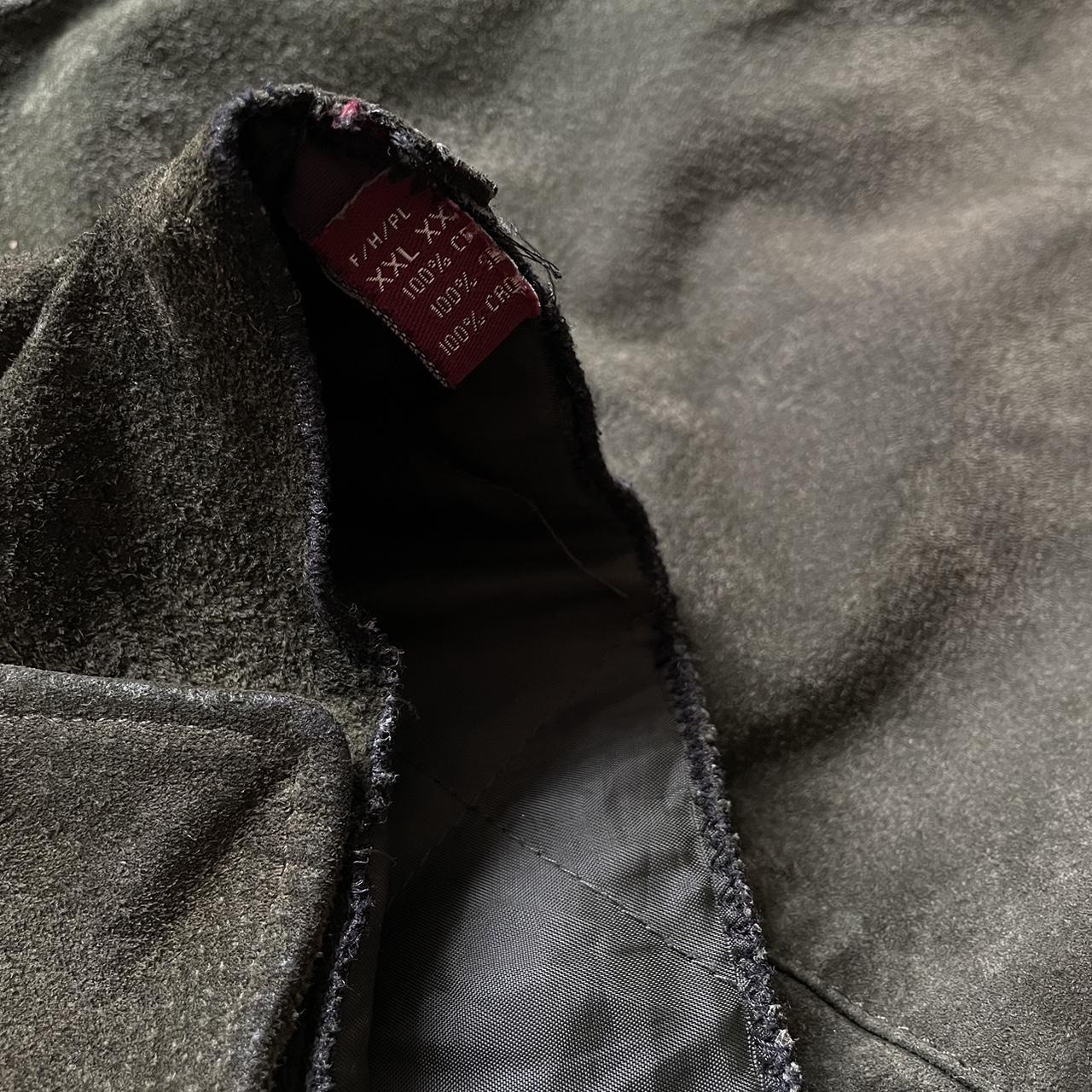 Vintage Supply Men's Khaki and Green Coat | Depop