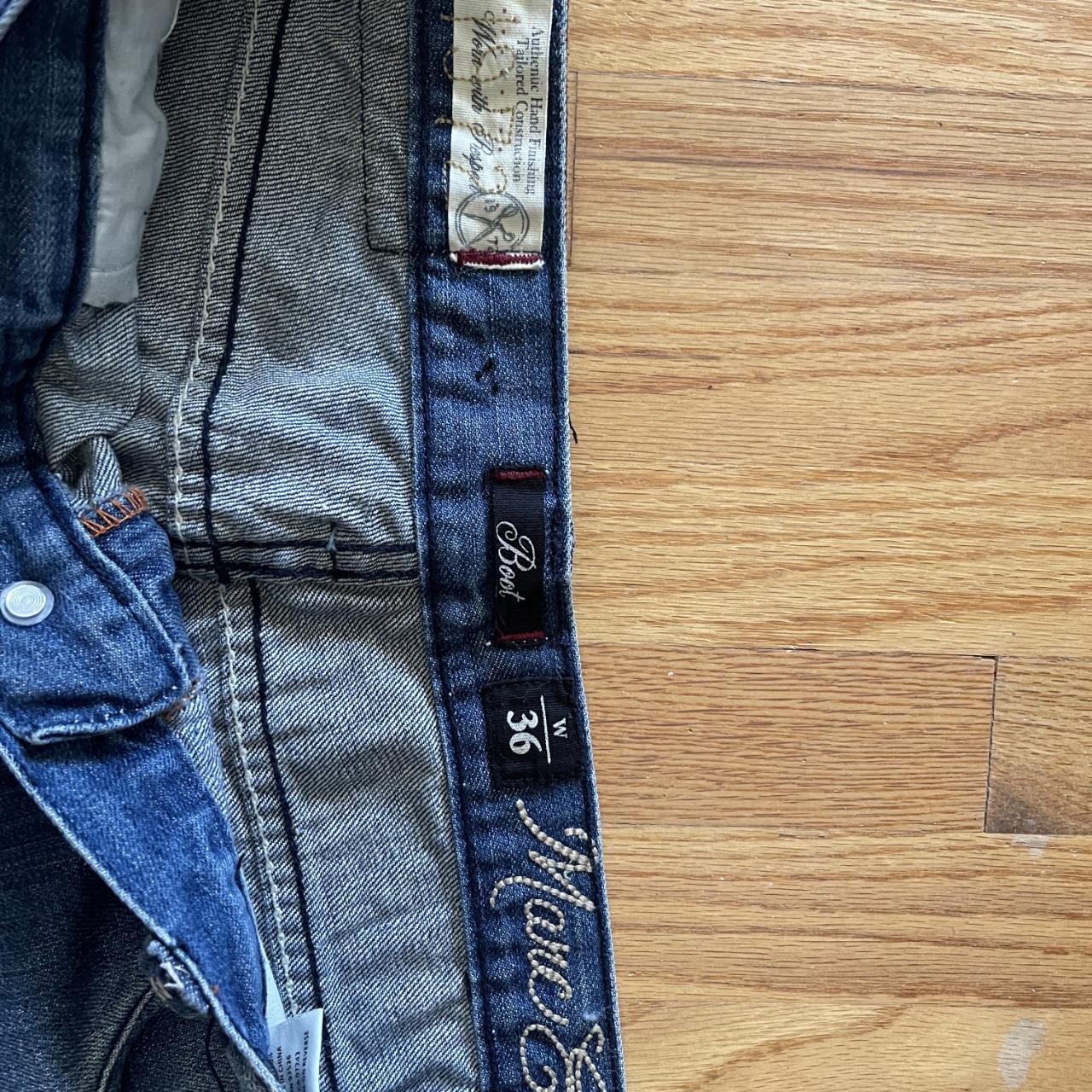 Ecko Unltd. Men's Bootcut Embroidered Jeans - Blu… - image 5