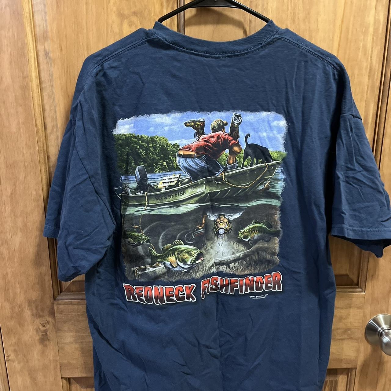Redneck Fishfinder T Shirt XL #redneck #fish - Depop
