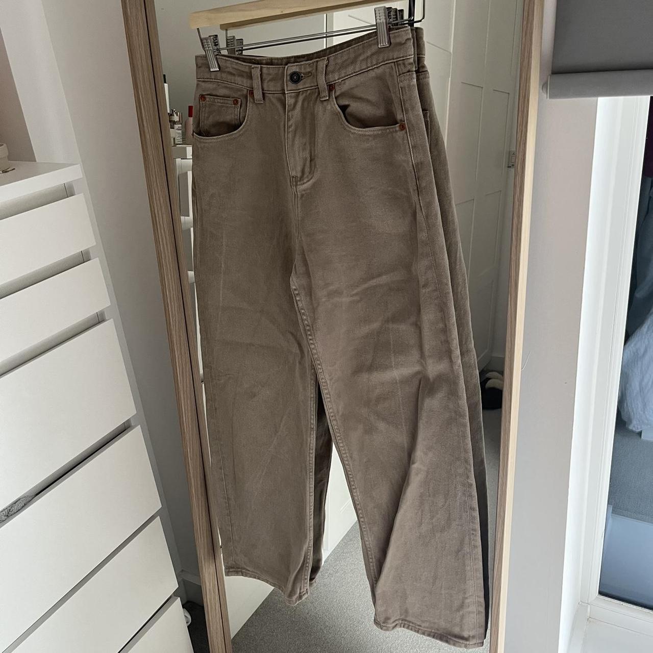 BROWN MOTEL WIDE LEG JEANS 🤎 ️UK womens size XS 31... Depop