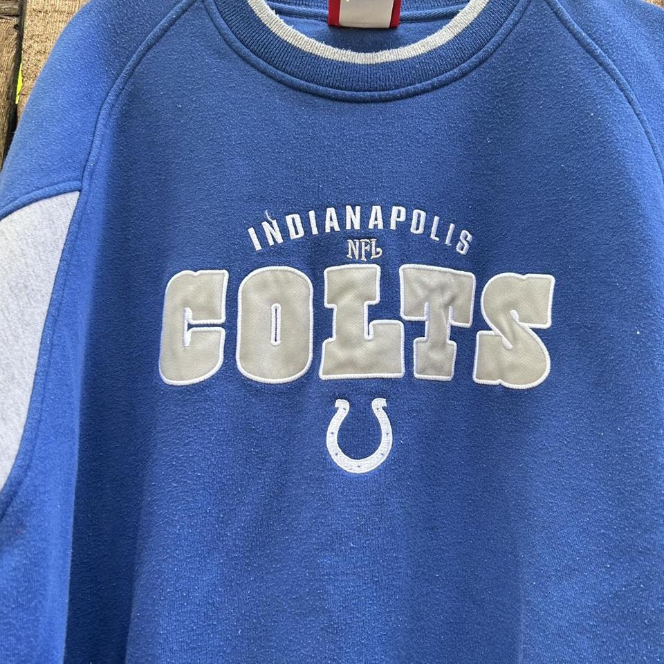 Vintage 90's Indianapolis Colts Crewneck Sweater - Depop