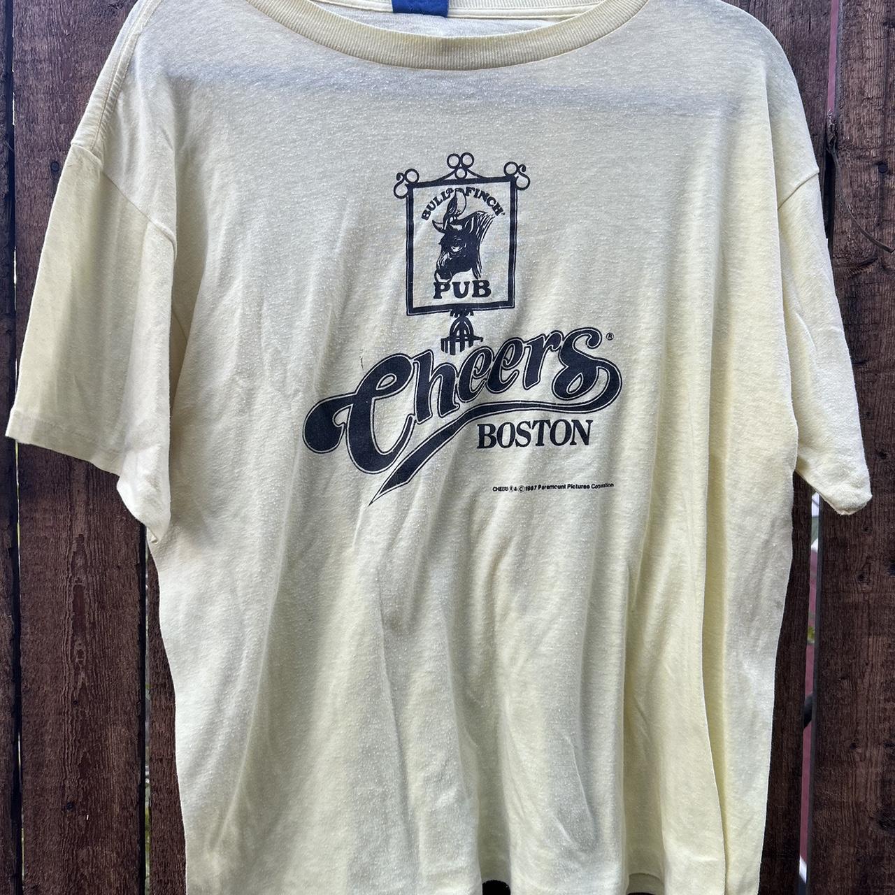 Vintage cheers Boston T shirt 1980s size large:... - Depop