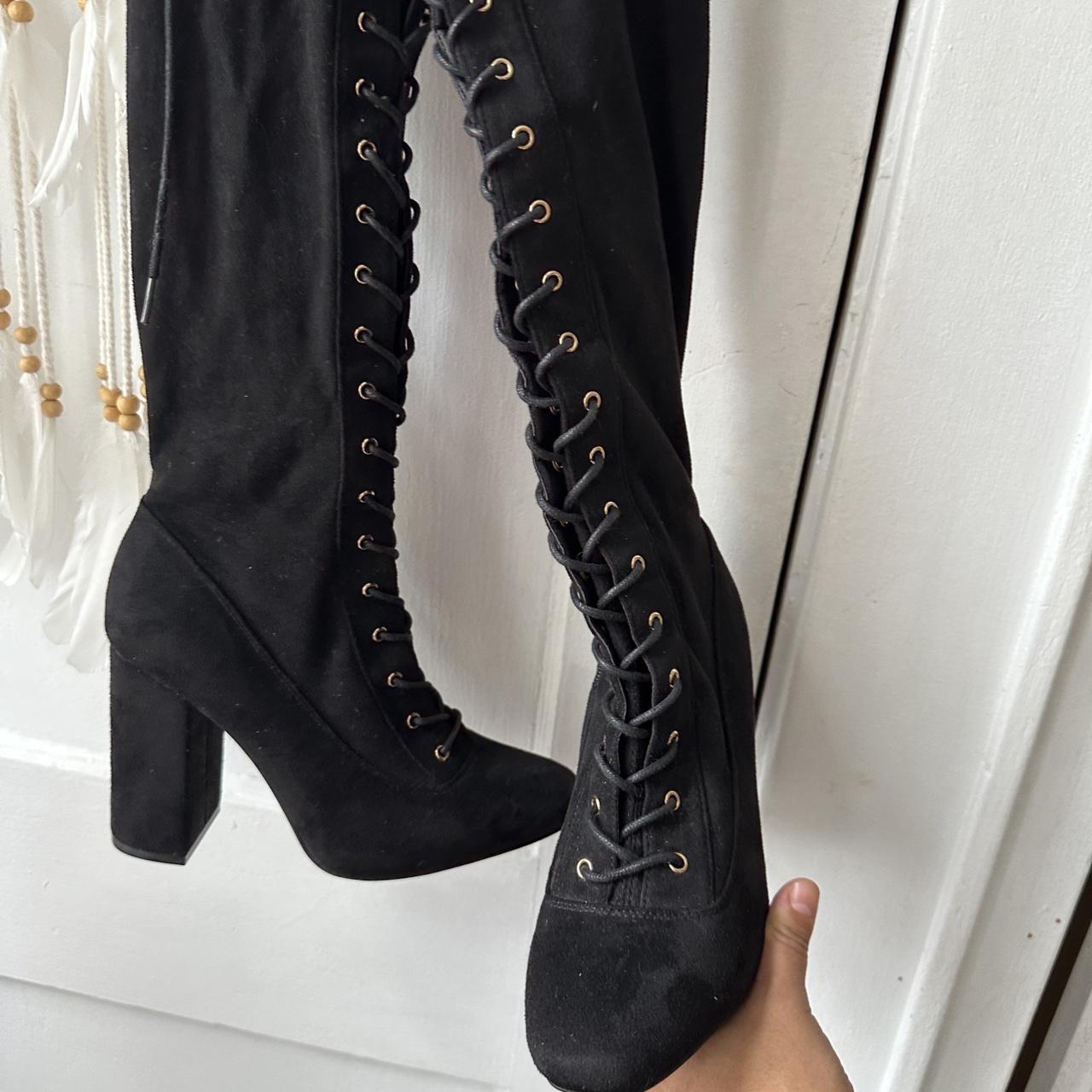 Thigh High Boots - never worn they were too big for... - Depop