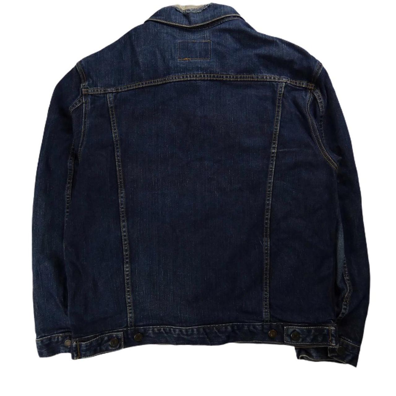 Levi's Men's Denim Trucker Jacket Blue colourway.... - Depop