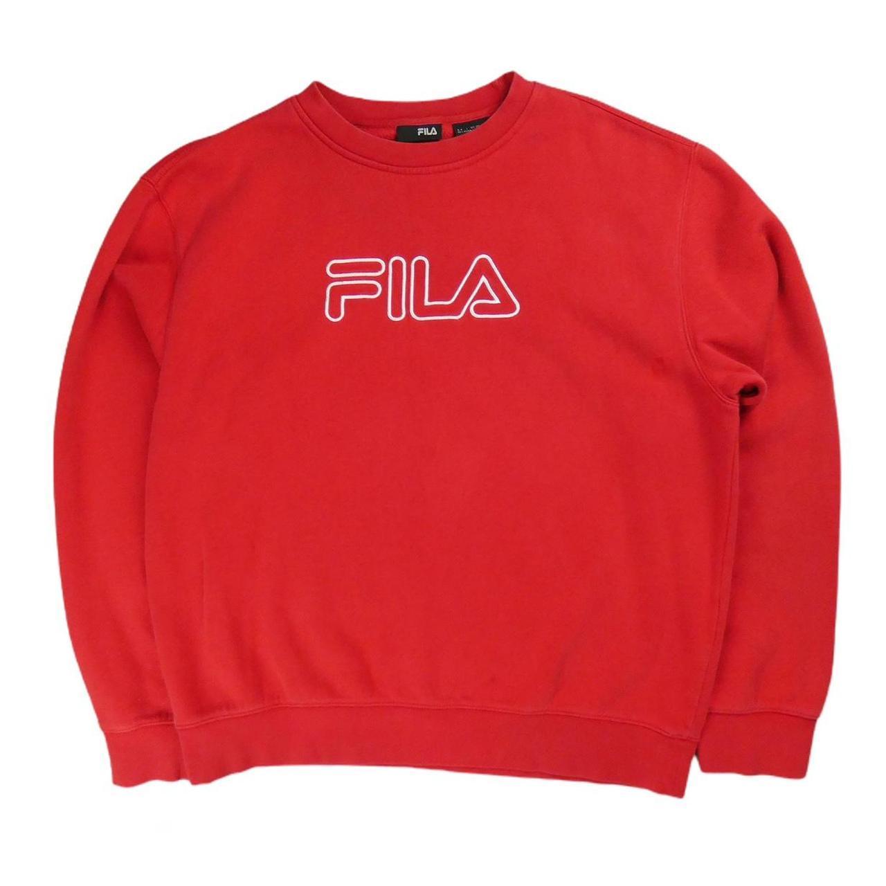 Fila shop sweatshirt red