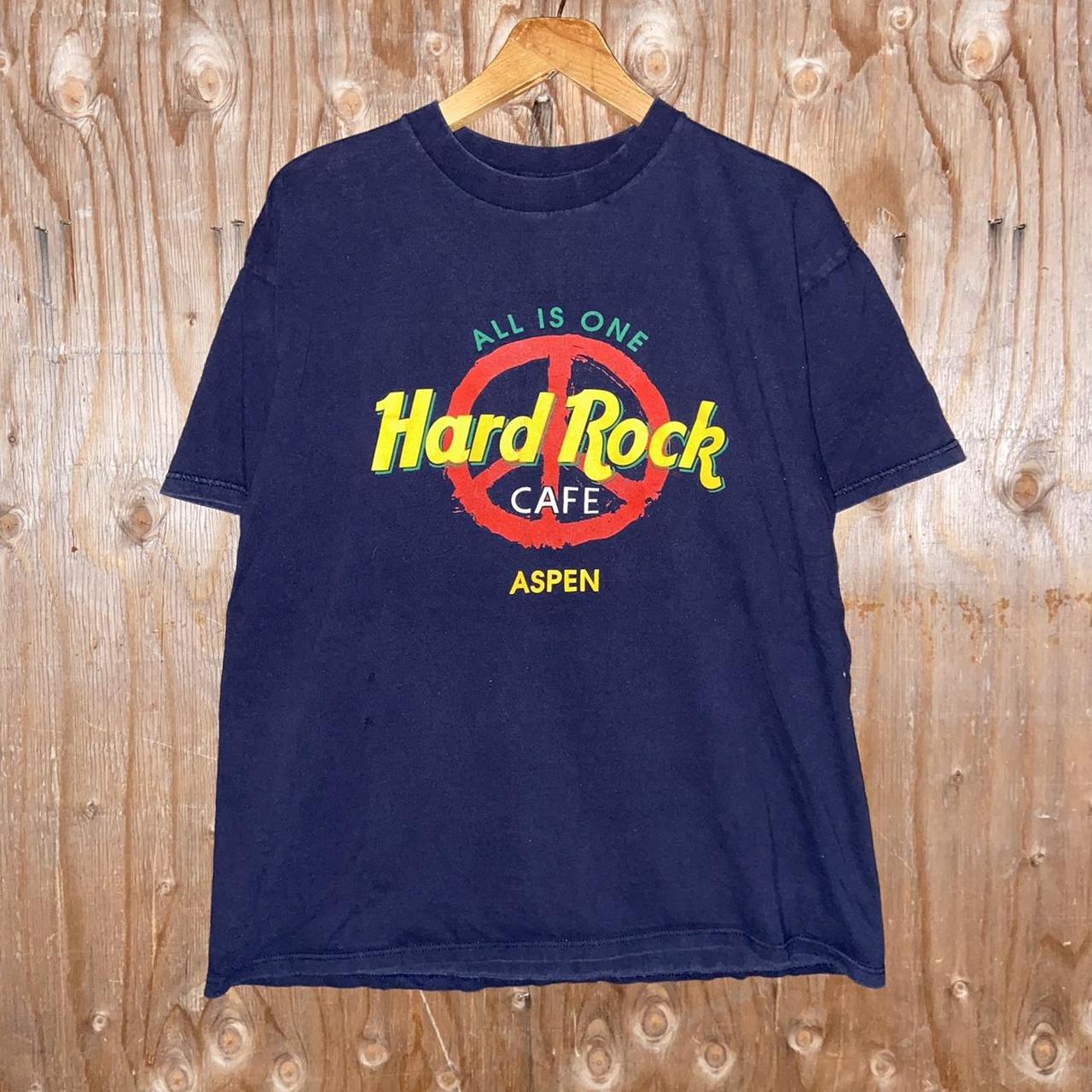 Hard Rock Cafe Men's multi T-shirt | Depop