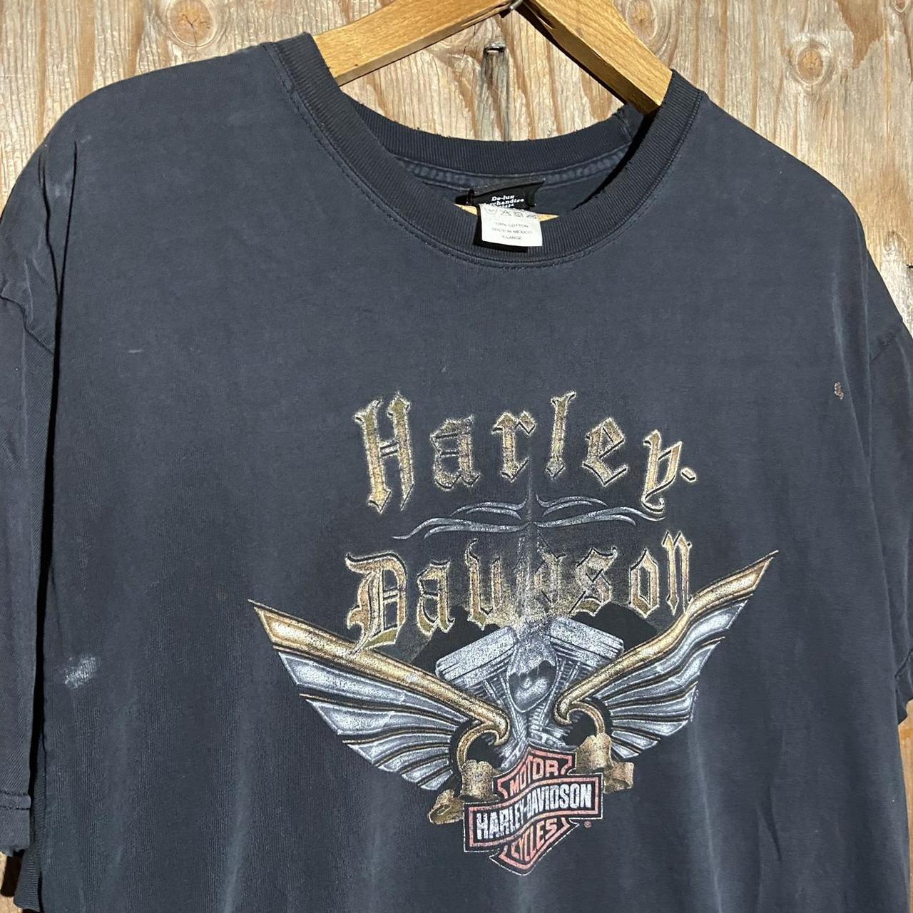 Harley Davidson Men's Black T-shirt | Depop