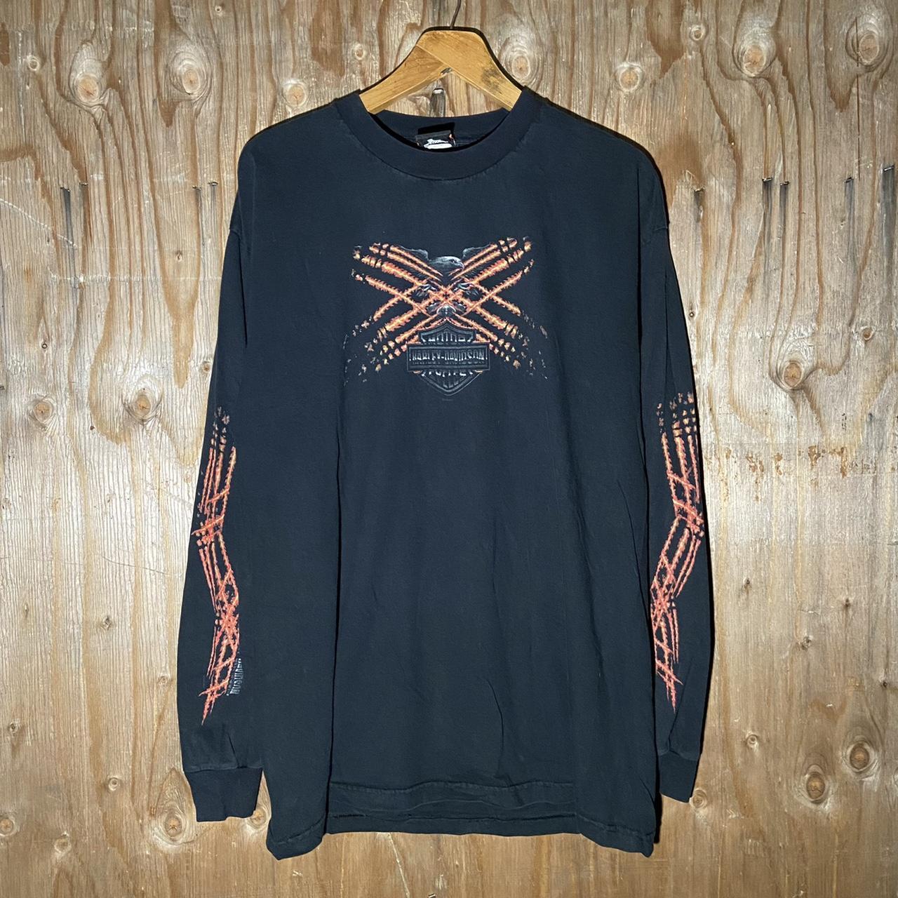 Women's Harley Davidson Thermal shirt size Large - Depop