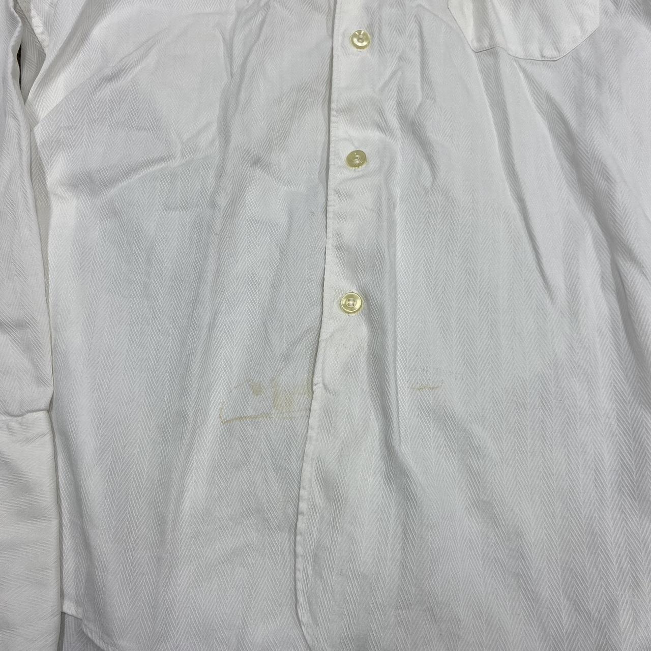 White true vintage button up shirt Good condition... - Depop