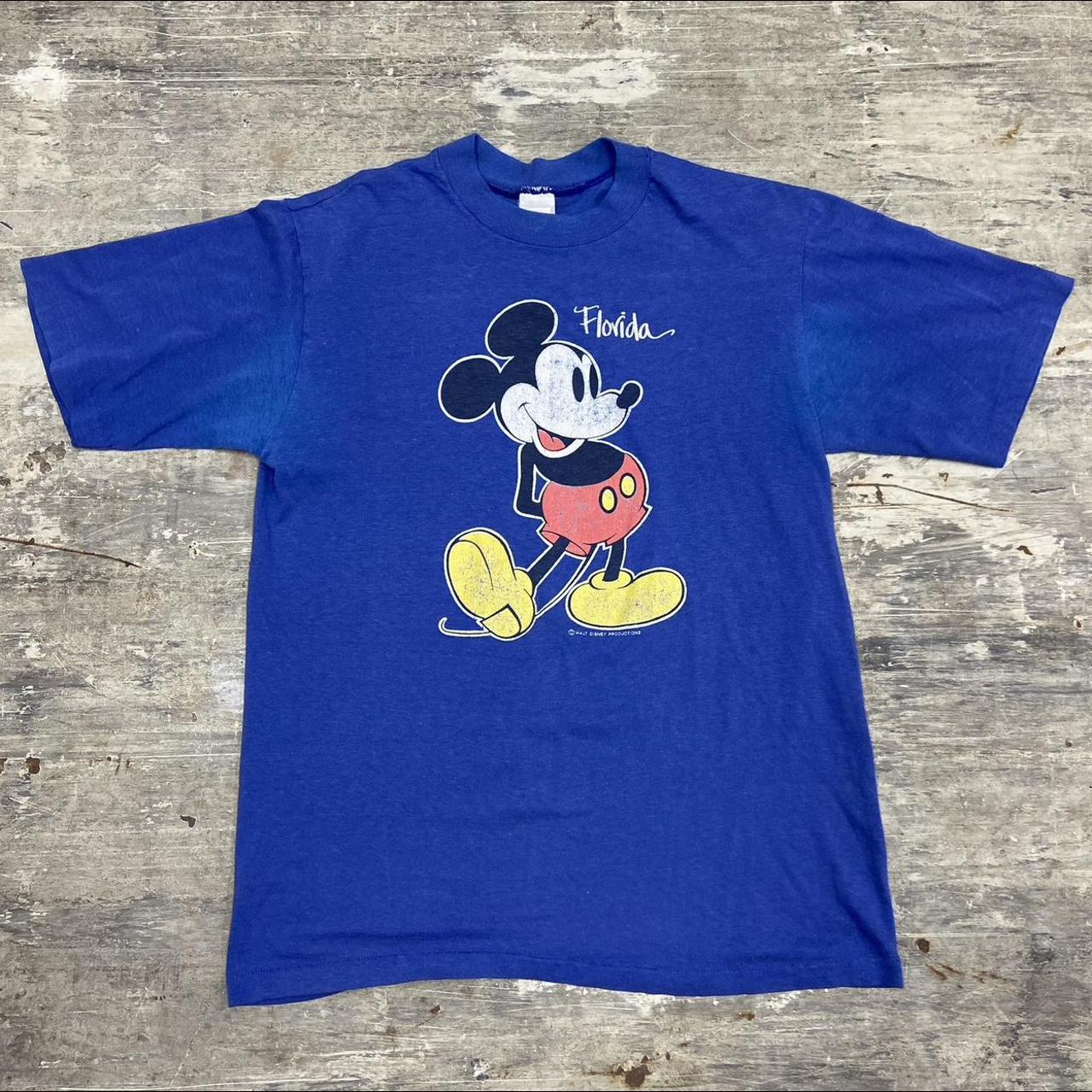 Disney Men's Blue and Red T-shirt | Depop