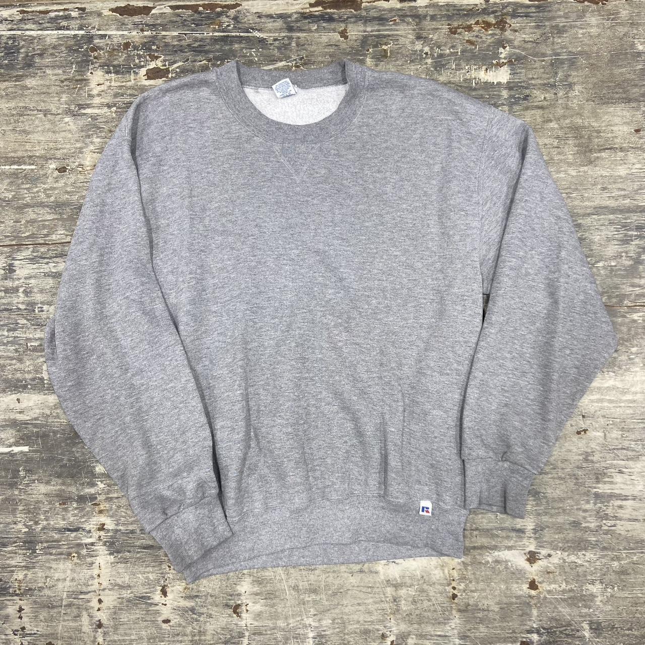 Russell Athletic Men's Grey Sweatshirt | Depop