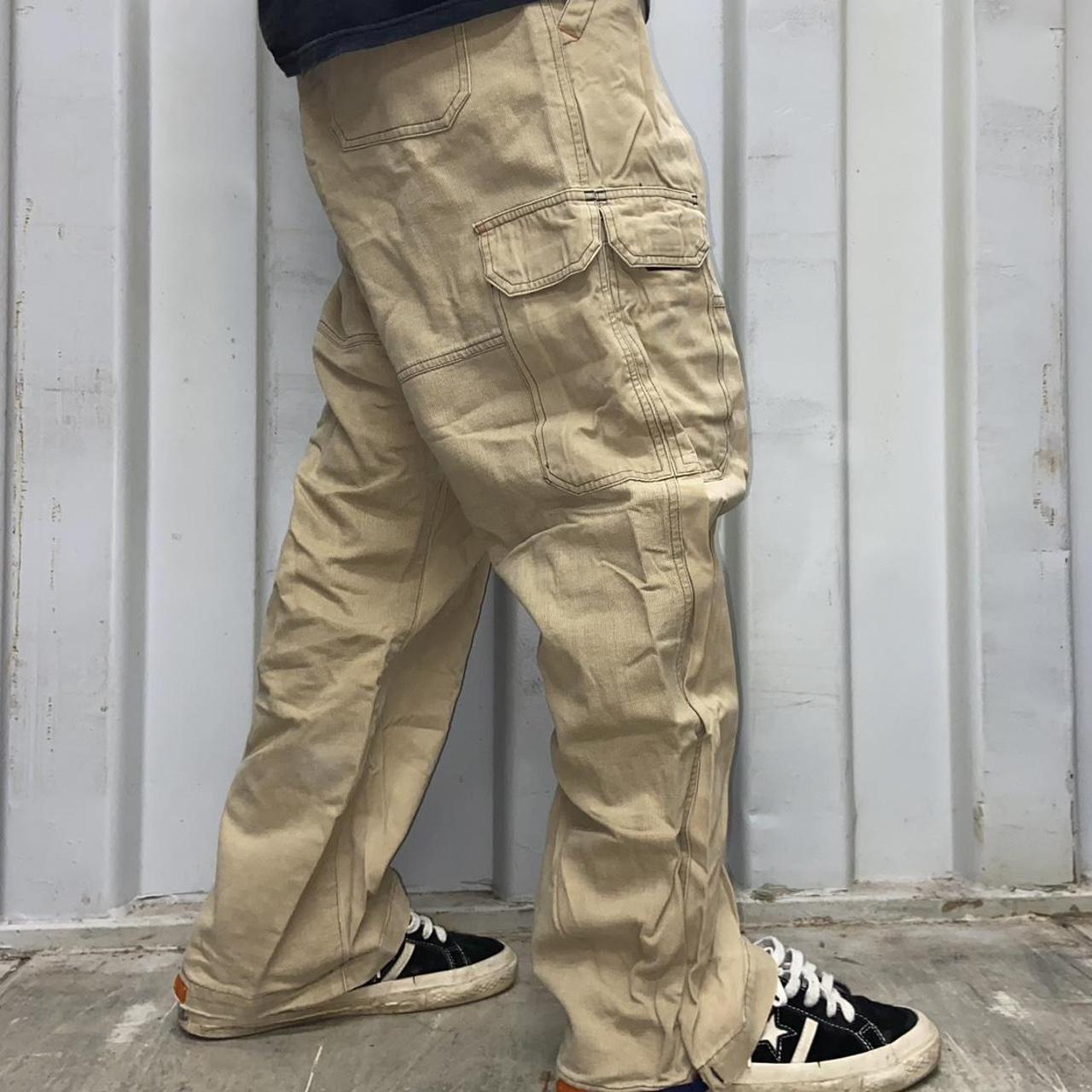 beige cargo jeans polo｜TikTok Search